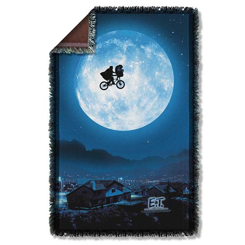 E.T. Moon Woven Tapestry Blanket